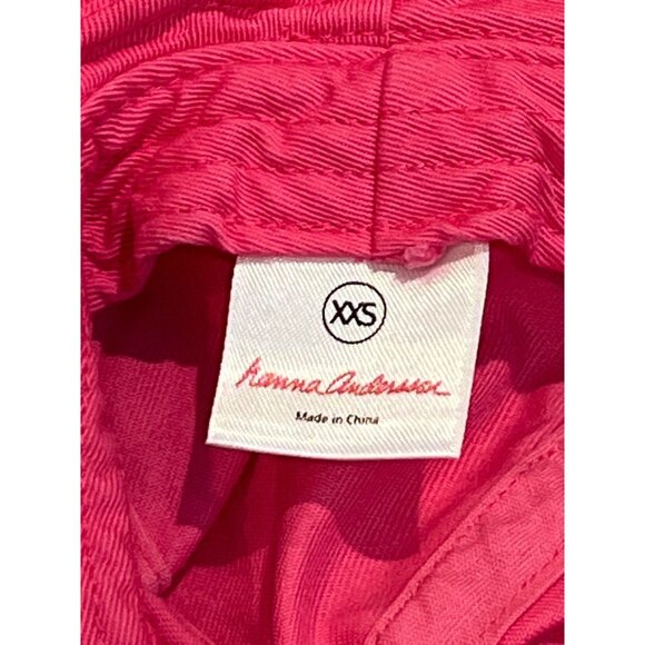 Hanna Andersson Pink Sun Hat XXS Baby Under Chin Tie - Picture 3 of 3